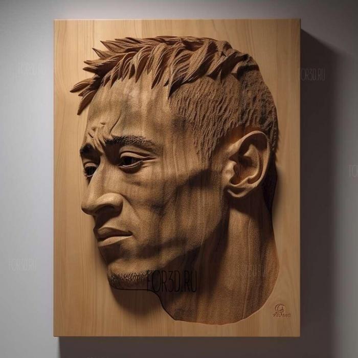 Neymar 2 stl model for CNC